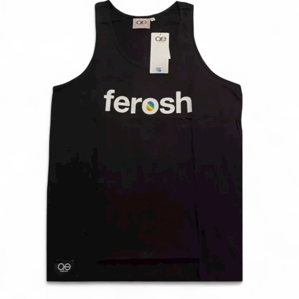 Queer Eye Black Ferosh Cotton Tank Tee Top Men’s Size Large New With Tags $30